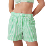 2025 Women's Mid-Rise Shorts Loose Leisure Resort Style Women's Comfortable Three Button Pants HZ1208