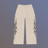 High Street Color Double Hat Design Letter Hooded Cardigan Autumn And Winter Loose Y2K Sweater Set HZ1208