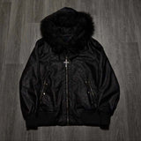 Autumn And Winter Personality Double Hat Design Hoodie Zipper Open Shirt Casual Coat Y2K HZ1208