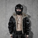 2025 New Solid Zipper Hoodie Hoodie High Street Thair Hat Coat Jacket HZ1208