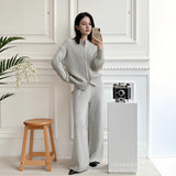 Spring/Summer 2025 New Long Covered Women's Haired Knitted Sweater Cardigan Premium Shawl Ins HZ1208