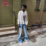 Y2K Vintage Zipper High Street Dark Gothic Men And Women's Same Loose Dress 2025 HZ1208