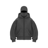 DIY Light Board Autumn Ins New Hooded Jacket Short Coat Men's Double Hat Autumn And Winter Couple Cotton HZ1208