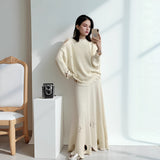 Autumn And Winter Long Sleeves Of Loose Casual Trousers Sweater Set Women Hot Selling Fork Set HZ1208
