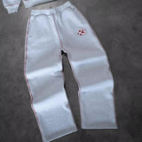 10.25 New Grip Velvet Embroidered Sweatpants Hoodie Trapstar Letter Casual Youth Set HZ1208