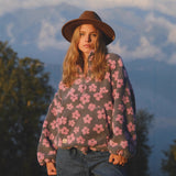 Fashion Trend Design Knitted Bunny Sweater Spring And Autumn Lazy Wind Loose Leisure Women HZ1208