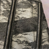 16Cm Rubber Bone Short Lace Mesh Outside Lashing Belt Lumbar Lolita Fish Bone Giste HZ1208