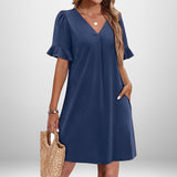 2025 Women's Autumn New Temperament V-Neck Print Wide Leg Pants Fashion Casual Set 661 HZ1208